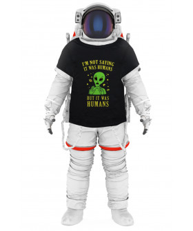Футболка Trace of Space чоловіча чорна  "I`m not saying..."