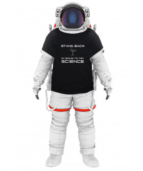 Футболка Trace of Space чоловіча чорна  "Stand back. I`m going to try science"
