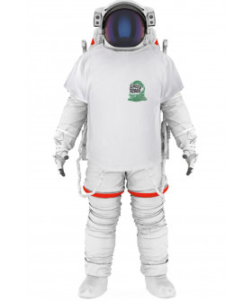 Футболка Trace of Space чоловіча біла "I need space"