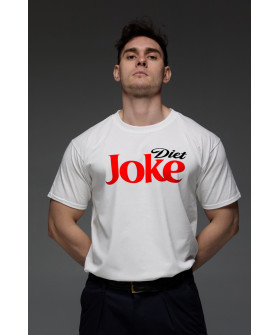 Футболка Aspirine чоловіча біла  "Diet Joke"