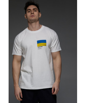 Футболка Aspirine чоловіча біла  "Pantone"