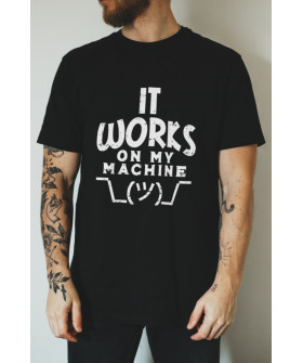 Футболка Ctrl+ "It works on my machine"