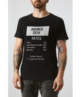 Футболка Ctrl+ "Answer desk rates..."