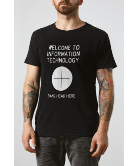 Футболка Ctrl+ "Welcome to information technology"