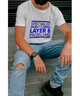 Футболка Ctrl+ чоловіча біла  "Specialist..."