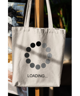 Еко-сумка шопер Ctrl+ натуральний  "Loading " 
