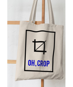 Еко-сумка шопер Ctrl+ натуральний  "Oh, crop" 
