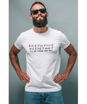 Футболка біла чоловіча Ctrl+ "executive assistant"