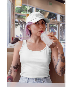 Кепка жіноча біла MEMO "I`d rather be traveling"