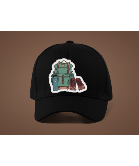 Кепка чоловіча чорна MEMO "Tourist pack"