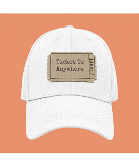 Кепка жіноча біла MEMO "Ticket to anywhere"