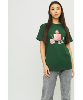Футболка Boyfriend / air print /