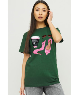 Футболка Boyfriend / air print /