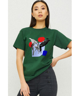 Футболка Boyfriend / air print /