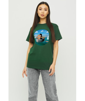 Футболка Boyfriend / air print /