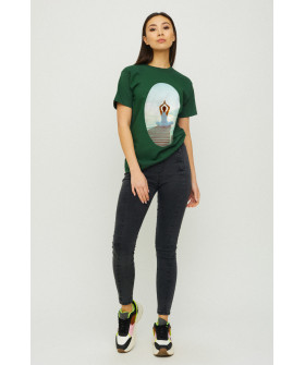 Футболка Boyfriend / air print /