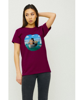 Футболка Boyfriend / air print /