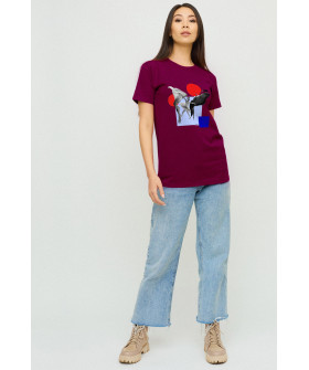 Футболка Boyfriend / air print /