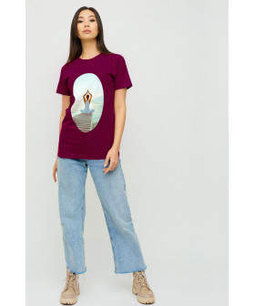 Футболка Boyfriend / air print /