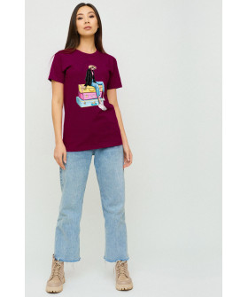 Футболка Boyfriend / air print /