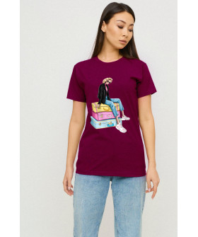 Футболка Boyfriend / air print /