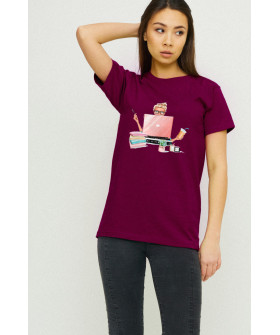 Футболка Boyfriend / air print /