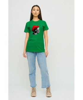 Футболка Boyfriend / дихаючий принт /