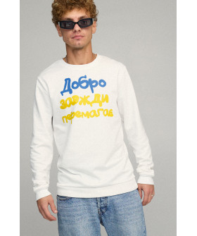 Світшот чоловічий BASIC /no flis/