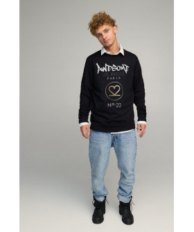 Світшот чоловічий OVERSIZE /no flis/
