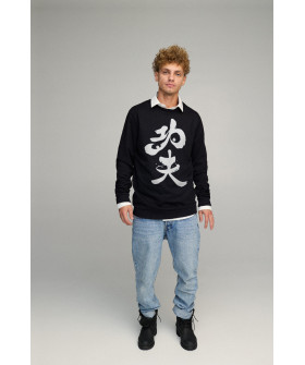 Світшот чоловічий OVERSIZE /no flis/