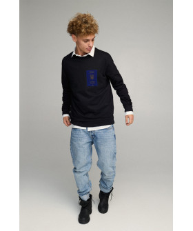 Світшот чоловічий OVERSIZE /no flis/