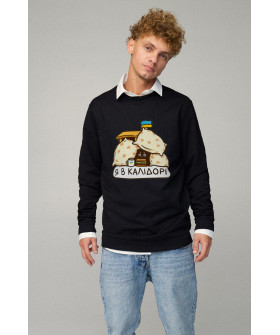 Світшот чоловічий OVERSIZE /no flis/