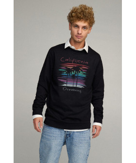 Світшот чоловічий OVERSIZE /no flis/