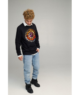 Світшот чоловічий OVERSIZE /no flis/