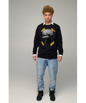 Світшот чоловічий OVERSIZE /no flis/