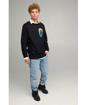 Світшот чоловічий OVERSIZE /no flis/