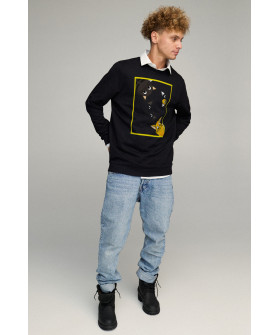 Світшот чоловічий OVERSIZE /no flis/