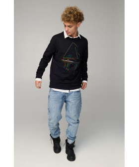 Світшот чоловічий OVERSIZE /no flis/