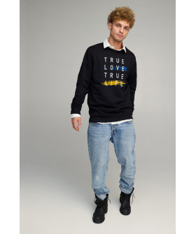 Світшот чоловічий OVERSIZE /no flis/
