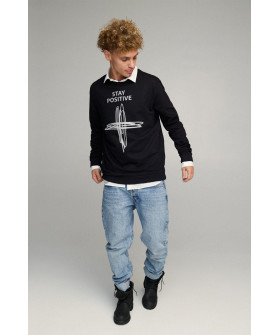 Світшот чоловічий OVERSIZE /no flis/