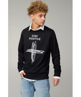 Світшот чоловічий OVERSIZE /no flis/