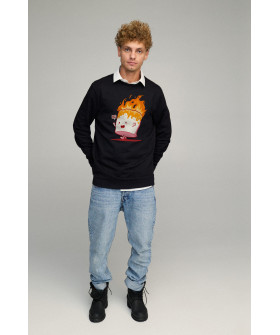 Світшот чоловічий OVERSIZE /no flis/