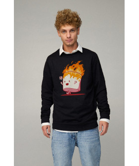 Світшот чоловічий OVERSIZE /no flis/