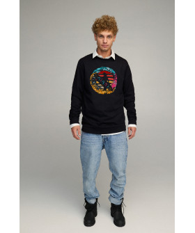 Світшот чоловічий OVERSIZE /no flis/