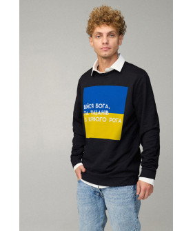 Світшот чоловічий OVERSIZE /no flis/