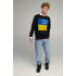 Світшот чоловічий OVERSIZE /no flis/