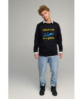 Світшот чоловічий OVERSIZE /no flis/