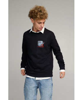 Світшот чоловічий OVERSIZE /no flis/