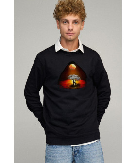 Світшот чоловічий OVERSIZE /no flis/