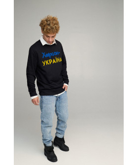 Світшот чоловічий OVERSIZE /no flis/